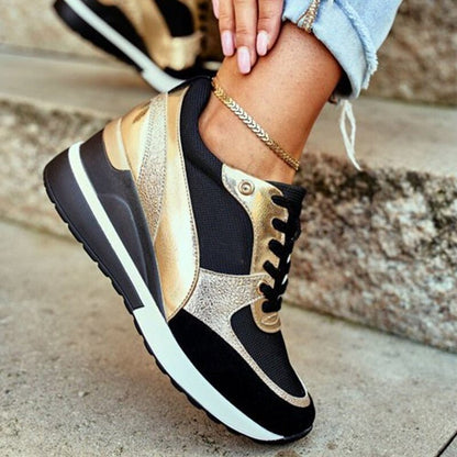 Women's Orthopedic Sneakers Platform Sole Supportive Everyday Trainers