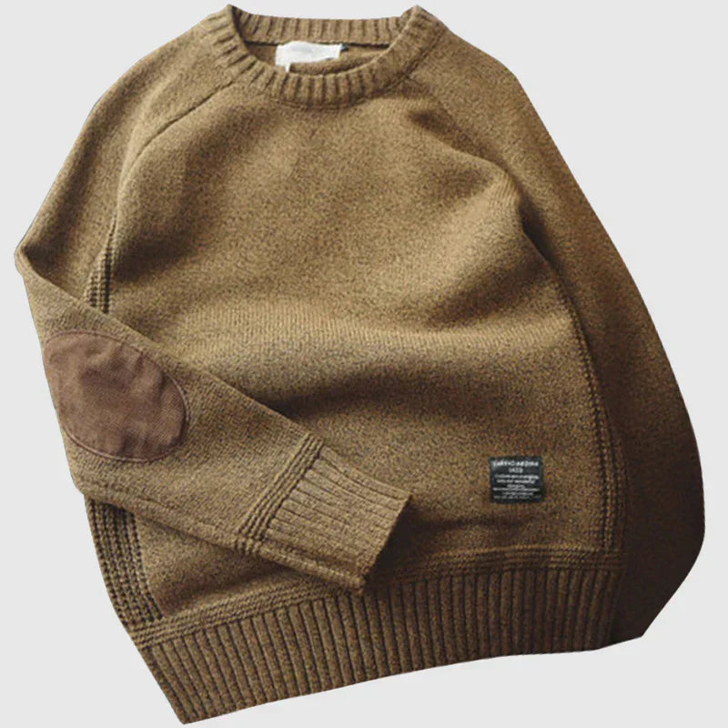 Men's Alpine Sweater Warm Knit Pullover Soft Comfortable Winter Jumper Classic Fit