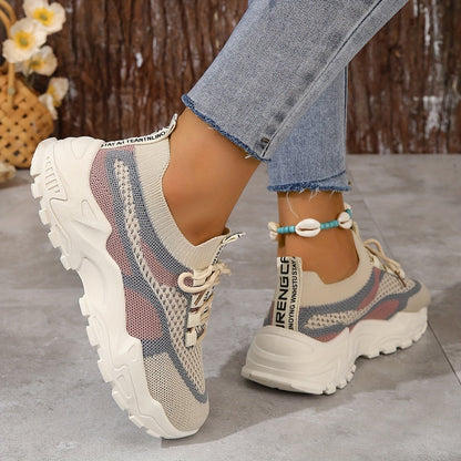 Women's Platform Shoes Sporty Casual Lightweight Everyday Trainers