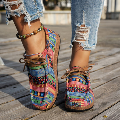 Artisan Leather Shoes Vibrant Handcrafted Colourful Casual Everyday