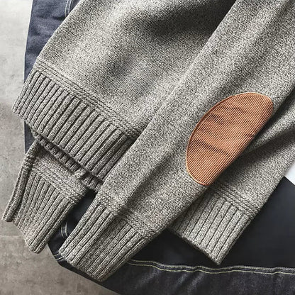 Men's Alpine Sweater Warm Knit Pullover Soft Comfortable Winter Jumper Classic Fit