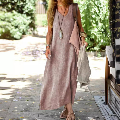 Sophie Anderson women's maxi dress in Taupe