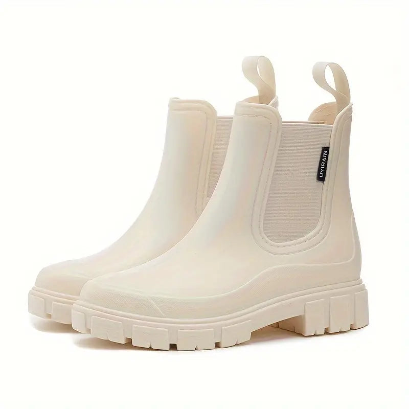 Women's Waterproof Chelsea Boots Slip-On Casual Everyday Comfort