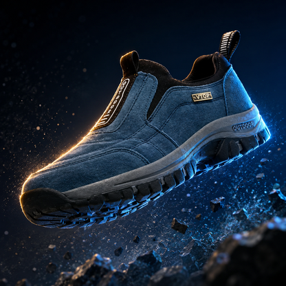 Orthopedic Hiking Shoes Slip-On Lightweight Tread Sole Everyday Walking