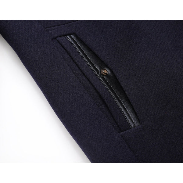 Women's Winter Wool-Blend Coat Mid-Length Elegant Brown Black Navy Warm Ladies Jacket Casual Formal Occasion Smart Outerwear