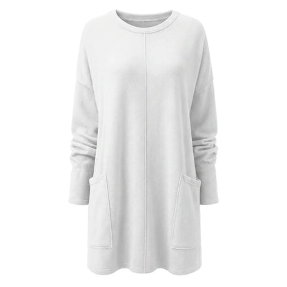 Women's Long Sweater Casual Modern Knit Top Comfortable Everyday