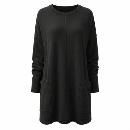 Women's Long Sweater Casual Modern Knit Top Comfortable Everyday