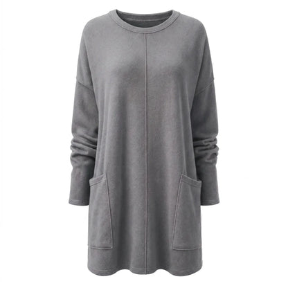 Women's Long Sweater Casual Modern Knit Top Comfortable Everyday