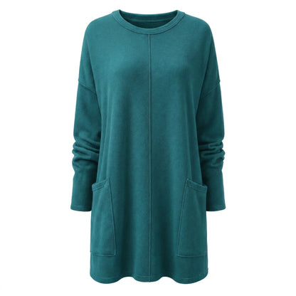 Women's Long Sweater Casual Modern Knit Top Comfortable Everyday