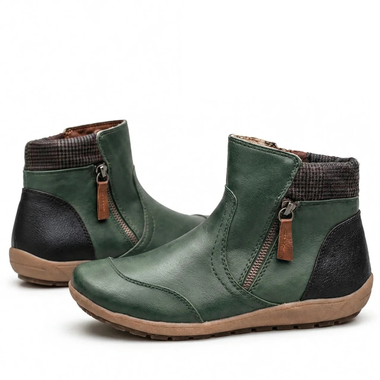 Women's Orthopedic Waterproof Ankle Boots Zipper Casual Comfort