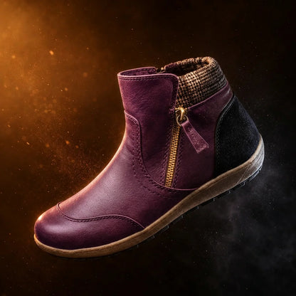 Women's Orthopedic Waterproof Ankle Boots Zipper Casual Comfort