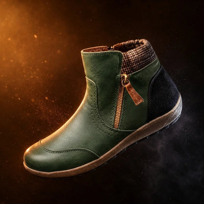 Women's Orthopedic Waterproof Ankle Boots Zipper Casual Comfort