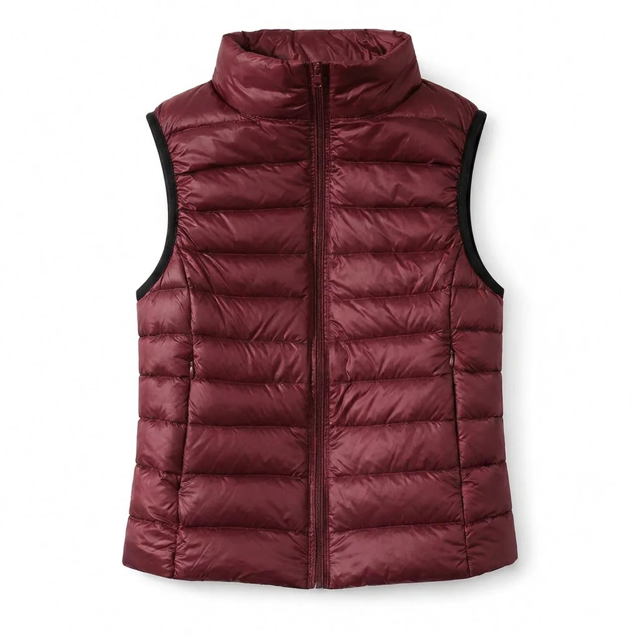 Women's Sleeveless Puffer Vest Lightweight Warm Quilted Gilet Layering