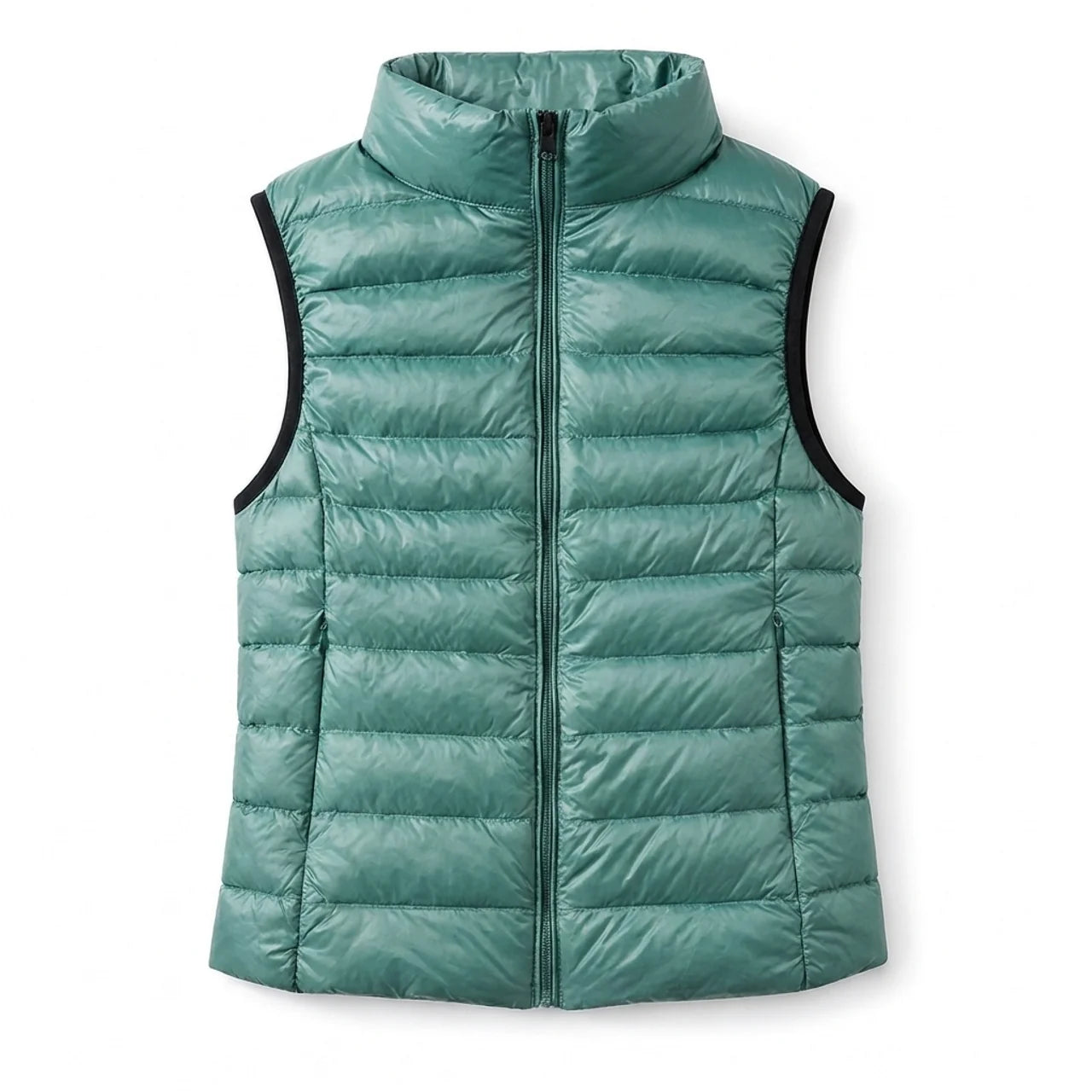 Women's Sleeveless Puffer Vest Lightweight Warm Quilted Gilet Layering