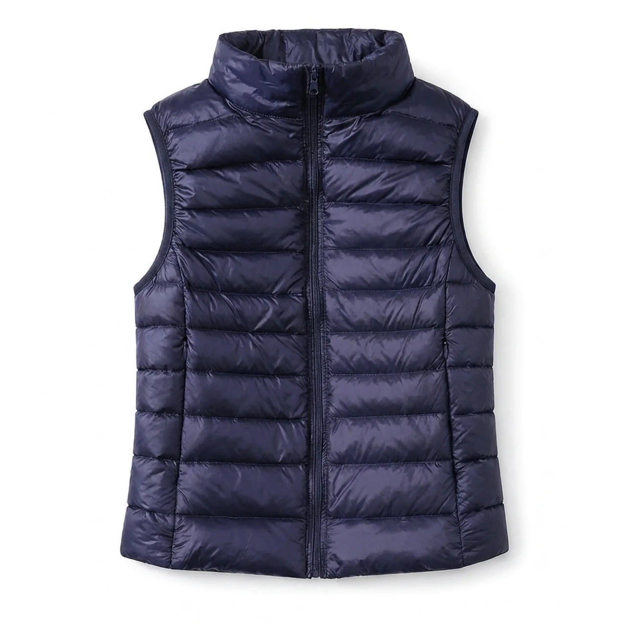 Women's Sleeveless Puffer Vest Lightweight Warm Quilted Gilet Layering