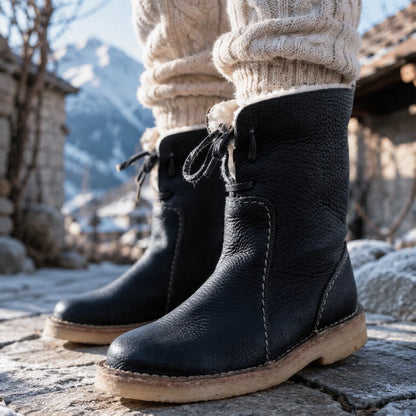 Women's Waterproof Boots Wool Lined Warm Winter Casual Everyday