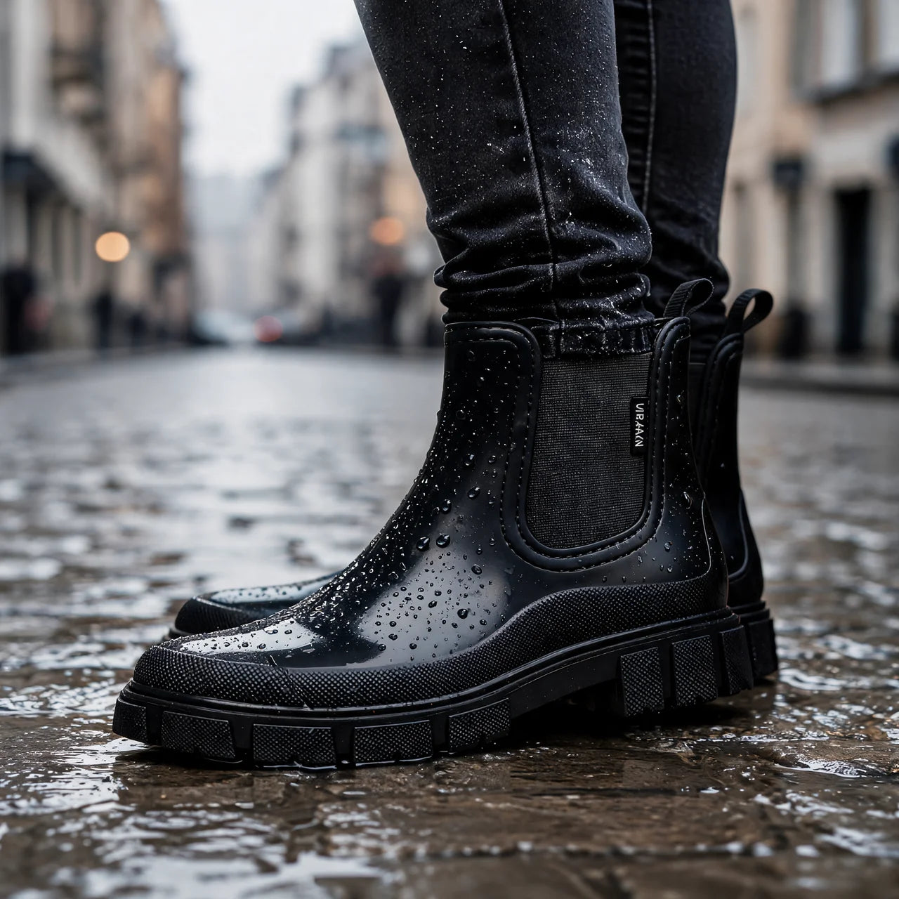 Women's Waterproof Chelsea Boots Slip-On Casual Everyday Ankle Boot