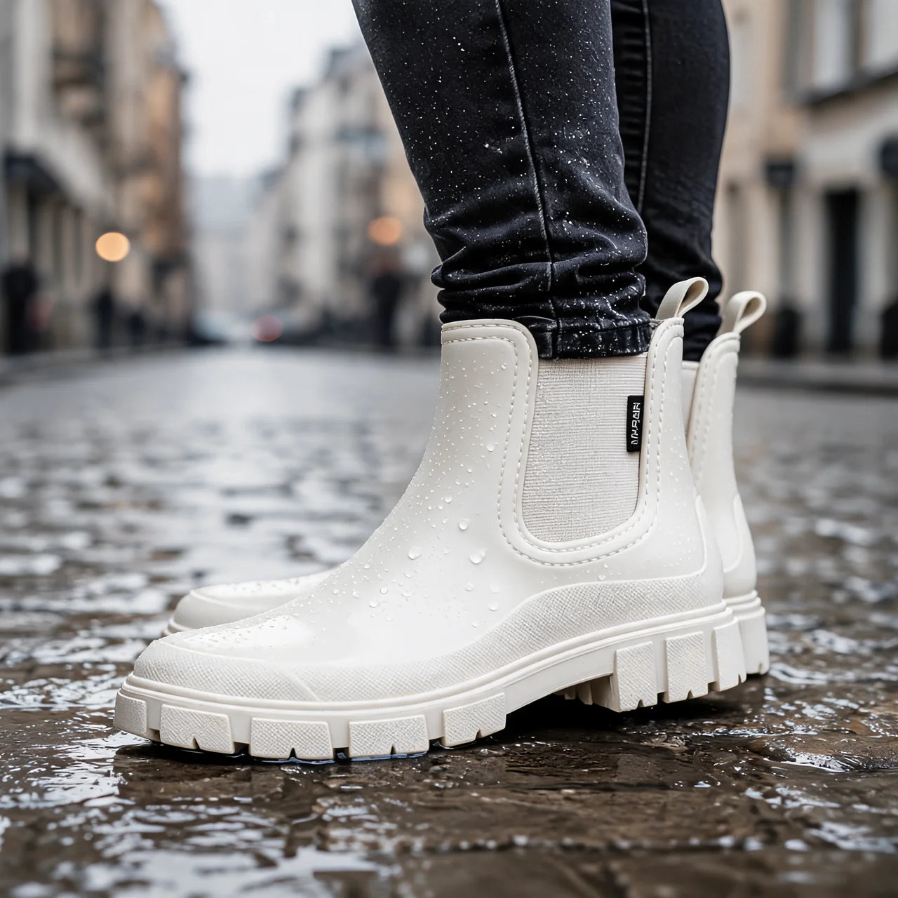 Women's Waterproof Chelsea Boots Slip-On Casual Everyday Ankle Boot