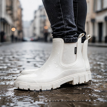 Women's Waterproof Chelsea Boots Slip-On Casual Everyday Ankle Boot