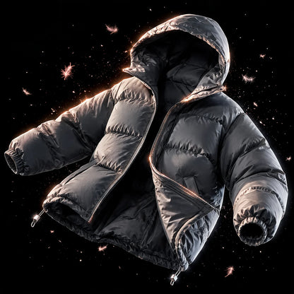 Women's Winter Coat with Hood Quilted Padded Warm Stylish