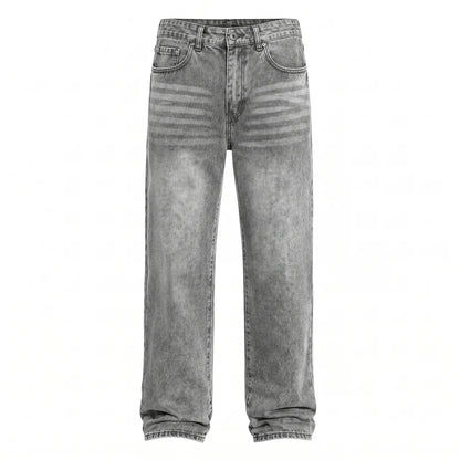 Men's Wide Leg Jeans Casual Winter Style Relaxed Fit Comfortable