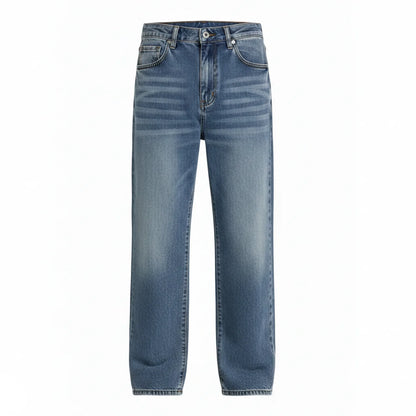 Men's Wide Leg Jeans Casual Winter Style Relaxed Fit Comfortable