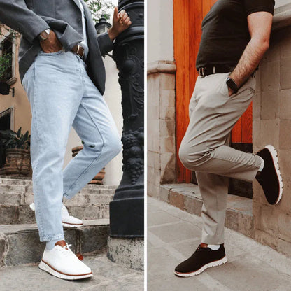 Men's Leather Shoes Breathable Comfort Everyday Casual Smart Formal