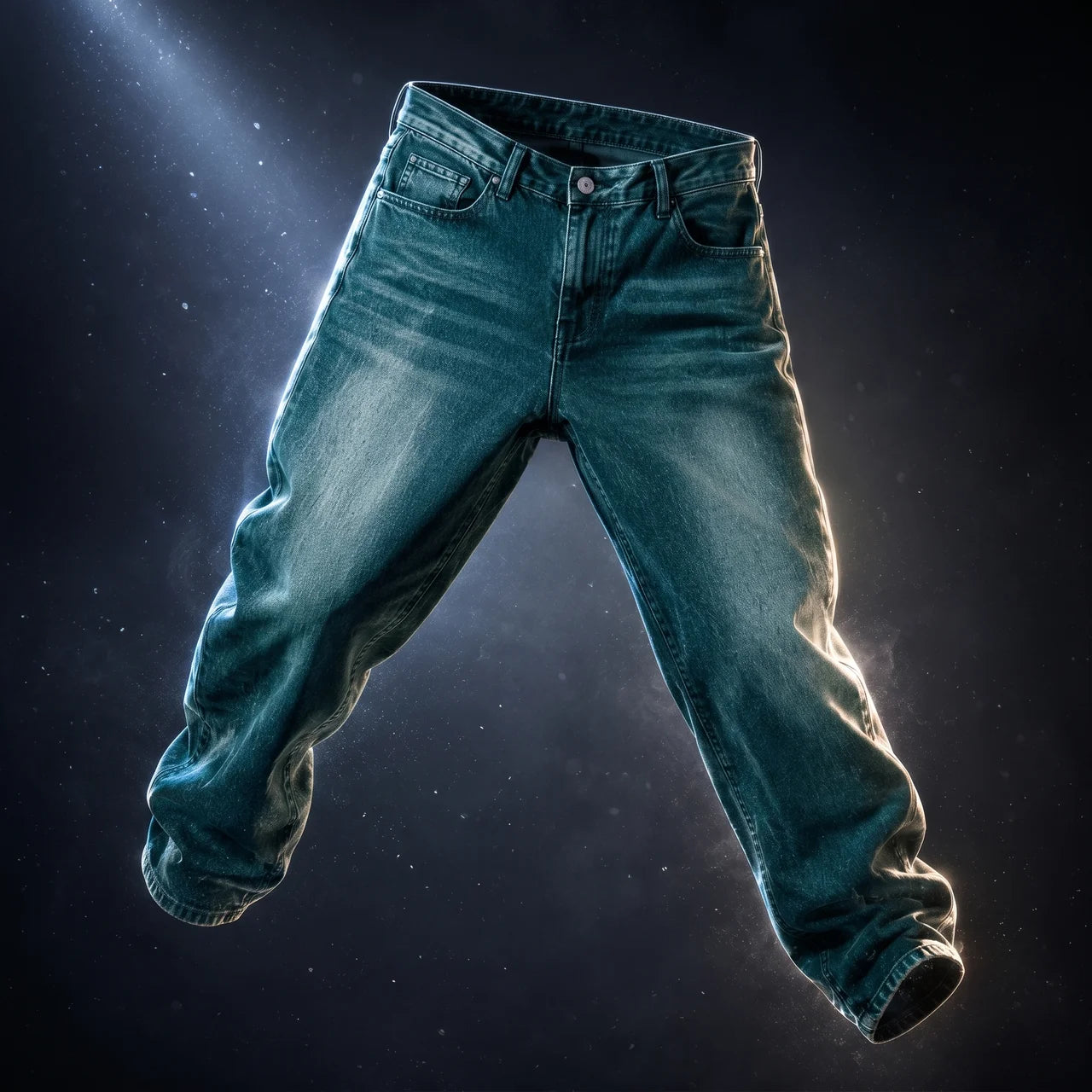 Men's Wide Leg Jeans Casual Winter Style Relaxed Fit Comfortable
