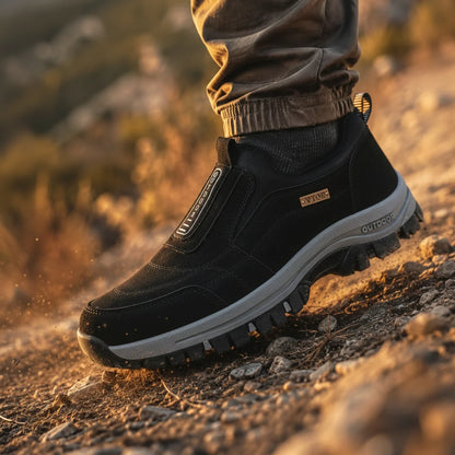 Orthopedic Hiking Shoes Slip-On Lightweight Tread Sole Everyday Walking