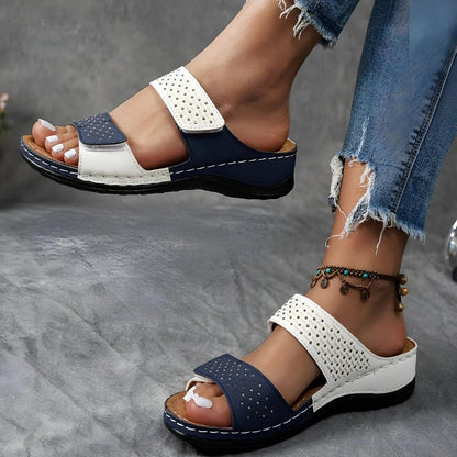 Women's Orthopedic Sandals Velcro Strap Adjustable Comfort Casual