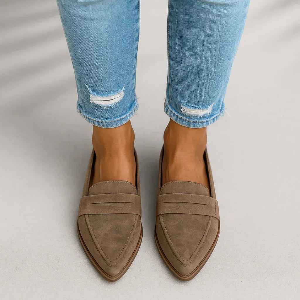 Leather Loafers Men's Elegant Moccasins Slip On Casual Comfort Shoes