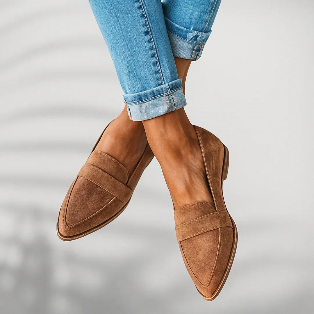 Leather Loafers Men's Elegant Moccasins Slip On Casual Comfort Shoes