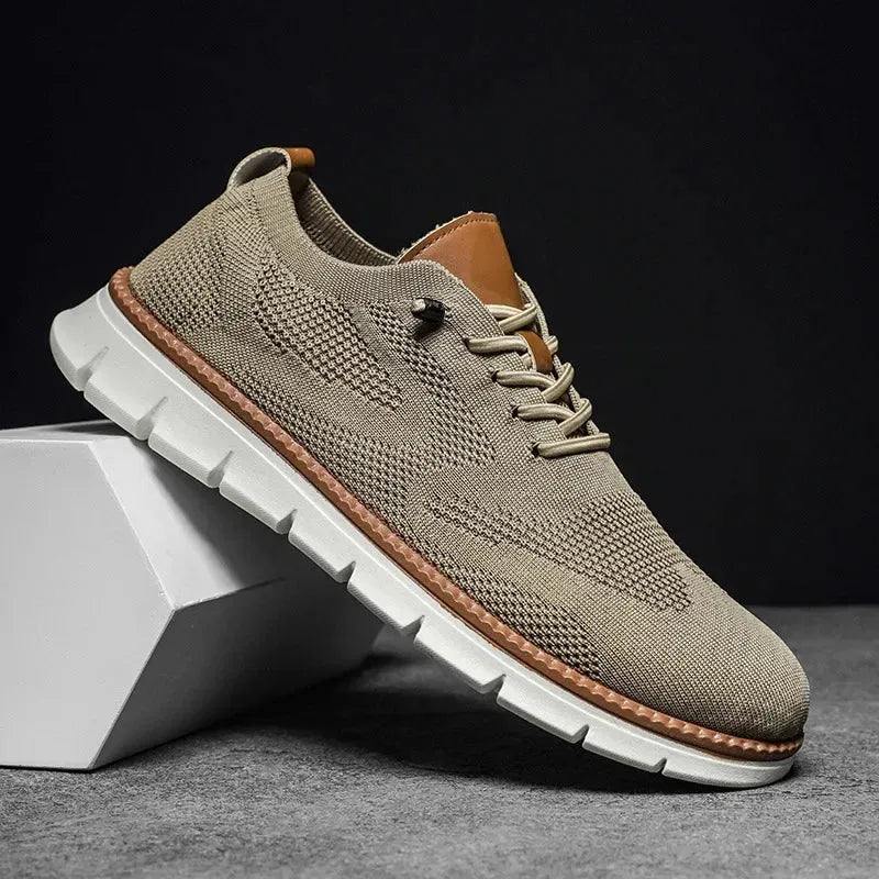 Men's Leather Shoes Breathable Comfort Everyday Casual Smart Formal
