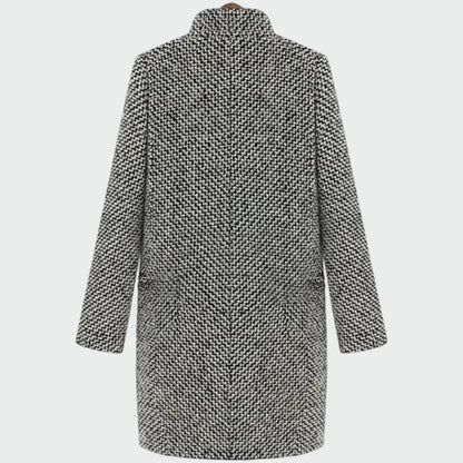 Long Coat Women Elegant Tailored Outerwear Classic Formal Casual Warm Winter