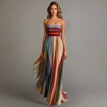 Leontine women's maxi dress in Multicolor