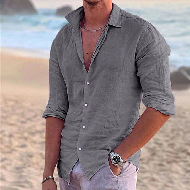 Men's button-up top