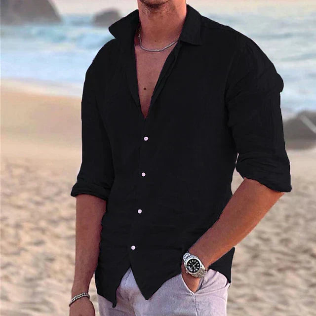 Men's button-up top