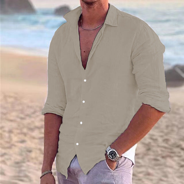 Men's button-up top