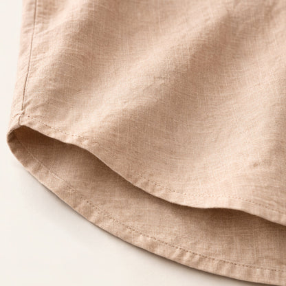 Men's Henley shirt with a button front