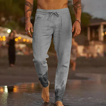 mens-linen-blend-pants-with-drawstring-waist-and-gathered-ankles-2