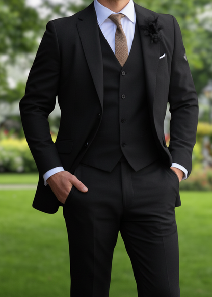 Three-piece suit set