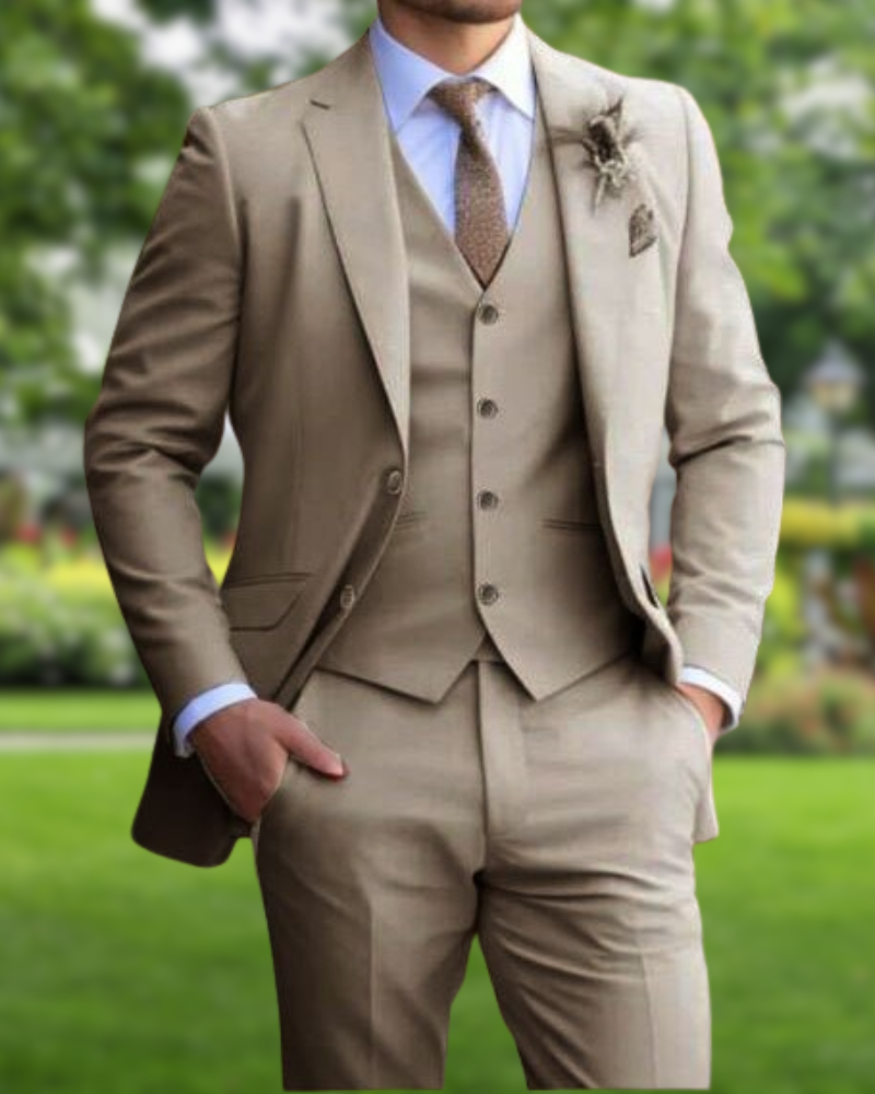 Three-piece suit set