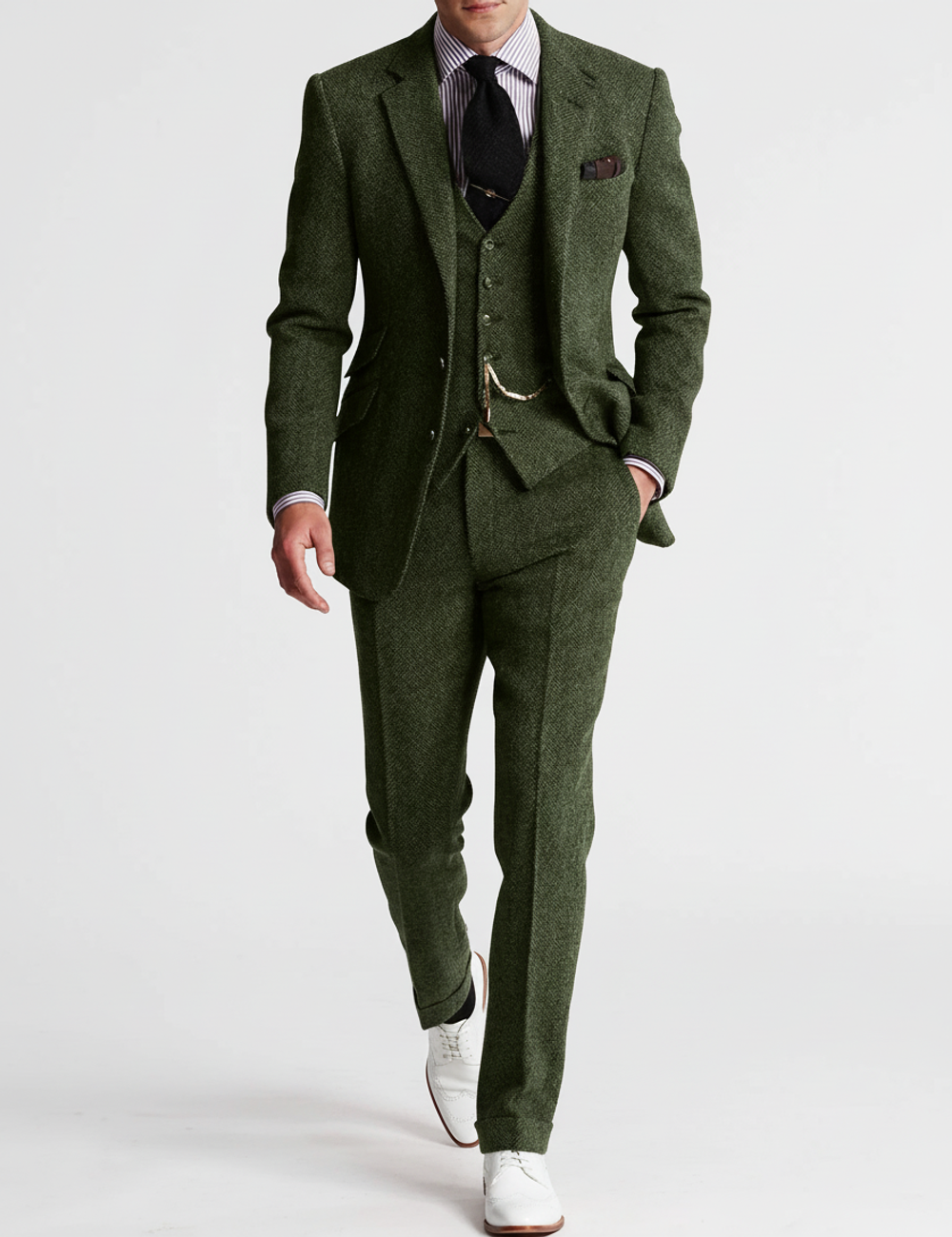 Men's three-piece suit set