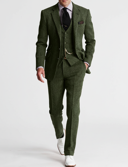 Men's three-piece suit set