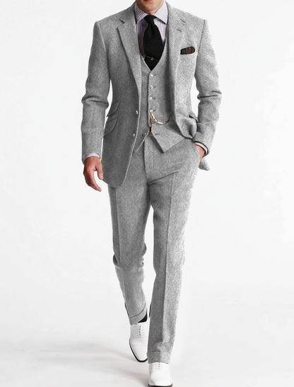 Men's three-piece suit set