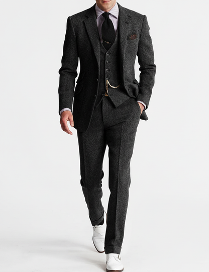 Men's three-piece suit set