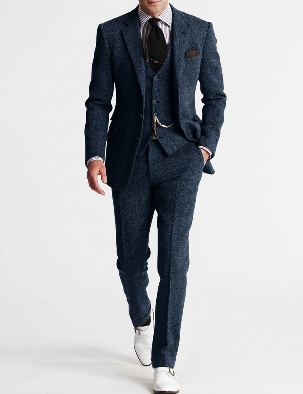 Men's three-piece suit set