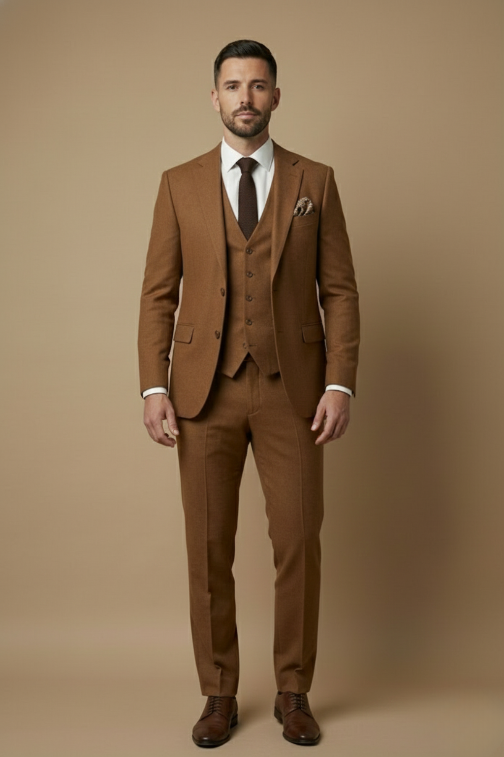 Men's three-piece suit set