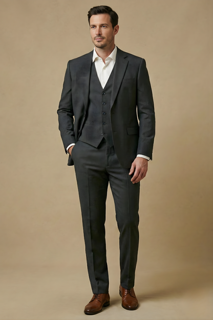 Men's three-piece suit set
