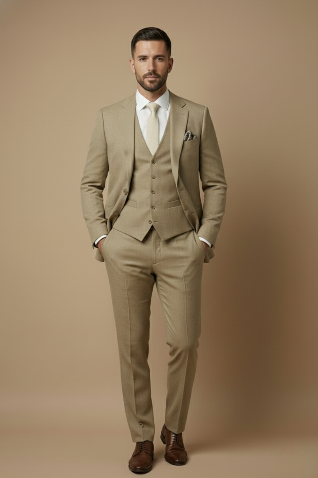 Men's three-piece suit set